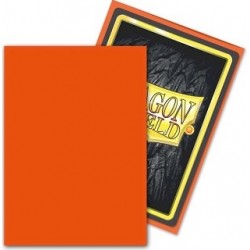 Dragon Shield Standard Card Sleeves Classic: Tangerine (100) Standard Size Card Sleeves